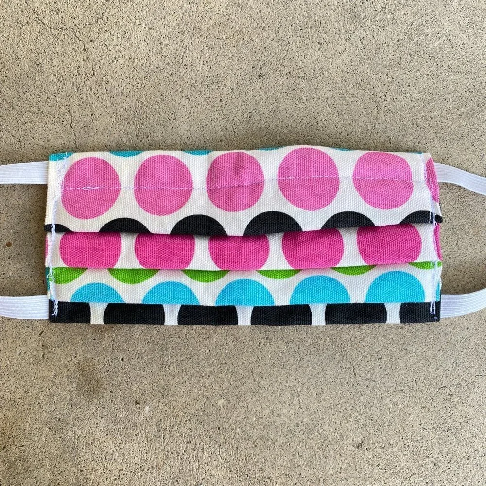 Polka Dot Cloth Face Mask